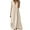 Khaki, variant on Mgmyaa Women's Maxi Dress V-Neck Loose Sleeveless Sundress Tunic Boho Beach Long Dress