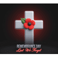 thumbnail image 4 of Red Poppy Remembrance Day Banner Cross Design Memorial Decoration Last We Forget for Commemoration Event Tribute Ceremony, 4 of 7
