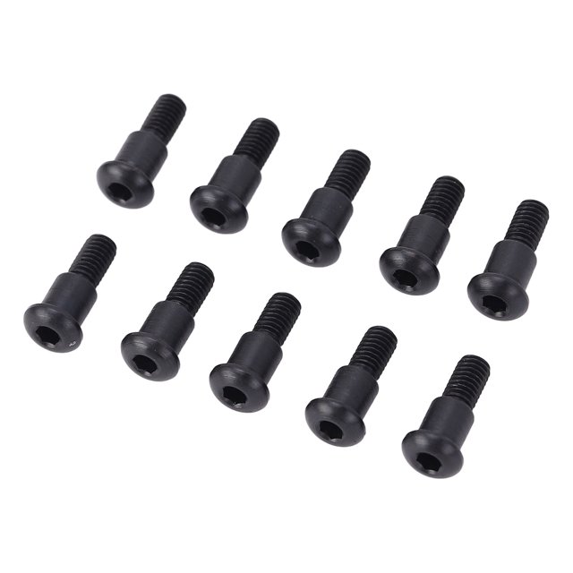 Tornillo de Hombro del Botón de Zócalo Hexadecimal, Rendimiento Mejorado Con Mayor Resistencia Al ÓXido M3X4X10 MM Botón Hexadecimal Tornillo de Hombro para el Hombro axial