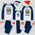 thumbnail image 2 of Nutcracker Family Christmas Pajamas with Blue Plaid Pants and Holiday Design, Full Sizes, 2 of 7