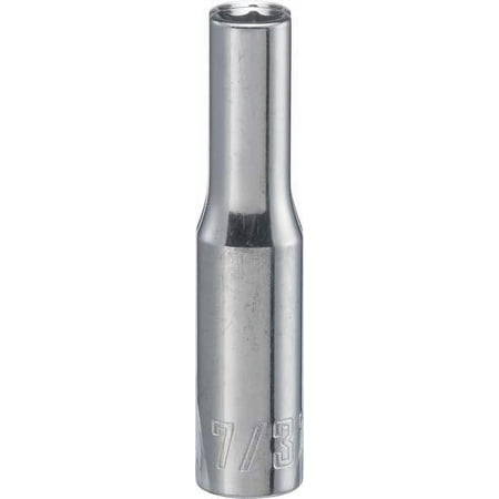 UPC: 0885911586290 | CRAFTSMAN Deep Socket  1/4-Inch Drive  7/32-Inch  6-Point (CMMT43572) Full Polish
