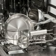 thumbnail image 3 of Tramontina Utsava Tri-Ply Clad Stainless Steel Covered Kadai, 3 of 9