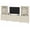 Beige, variant on Modern Wall Unit Entertainment Center for 75" TVs with Drawers&Doors,Oak