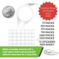 thumbnail image 2 of duomi-Circular Light Blue Labels 1.25 inch (30mm) Light Colored Stickers 225 Pack, 2 of 4