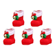 thumbnail image 2 of 5 Piezas Zapatos Navideños Minibolsa Regalo Nochebuena (XS) Rojo, 2 of 6