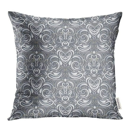 - ARHOME Abstract Symmetric in Baroque Style the Rich of Shapes and Lines Antique Curtains Pillowcase Cushion Cover 16x16 inch