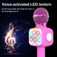 thumbnail image 7 of GLUAAE Bluetooth Karaoke Microphone - Wireless Singing Mic Speaker for Kids & Adults-Pink, 7 of 7