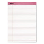 Ampad Pink Writing Pad Legal/Wide 8 1/2 x 11 Pink 50 Sheets 6/Pack 20098