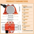 thumbnail image 2 of 30W Concrete Vibrator Screen, Vibration Motor with Speed Controller, Waterproof 3600RPM for Sand Shaking Table US Plug, 2 of 5