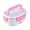 Pink, variant on Electric Heated Lunch Boxes Adults 40W Electric Lunch Box Food Heated 12-24&110V 1L Heatable Lunch Box for Car Truck Office Leak-Proof Stainless Steel Container, Fork & Spoon,Bag Green