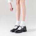 thumbnail image 4 of YooGuoGuo Womens Crew Socks Lace Ruffle Frilly Cotton Cute Princess Ankle Dress Socks for Girl 6 Pack, 4 of 7