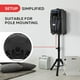 thumbnail image 4 of Altavoz PA Bluetooth portátil Pyle 680W con micrófono inalámbrico, 4 of 7