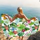 thumbnail image 5 of Microfiber Beach Towel Super Colorful Bath Towel Sandproof Beach Blanket Multi-Purpose Towel For Travel Swimming Pool 30x60 Inch, 5 of 7