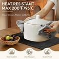 thumbnail image 3 of Placemats Set of 4, Dual-Layered Thickened Faux Linen Cloth Place Mats Heat Resistant Machine Washable Wrinkle Free Table Mats Indoor/Outdoor, 3 of 6