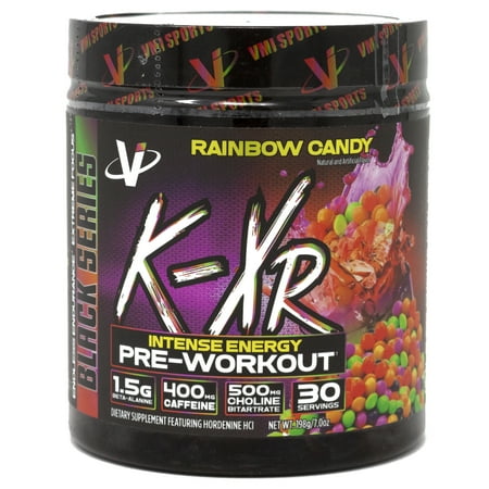 Vmi Sports K Xr Pre Workout Rainbow Candy 30 Servings Walmart Com