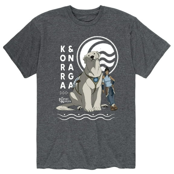 The Legend of Korra - Korra And Naga - Men's Short Sleeve Graphic T-Shirt