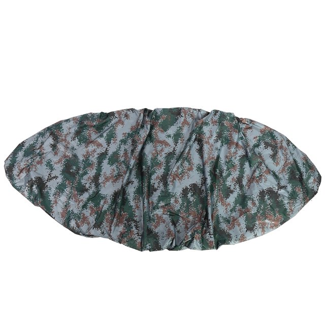 Cubierta antipolvo de almacenamiento de protección solar UV impermeable de 4,5 m para barco de kayak de 3,6-4 m (camuflaje digital)