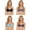 Pack 1, variant on Just Intimates Racerback Sports Bra / Bras for Women (Pack of 4)