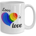 thumbnail image 2 of Love is Love Coffee Mug, Gay Pride Love, LGBTQ Mug, LGBTQ Gifts, Pride Gifts, LGBTQ Christmas Gifts, Lesbian Pride, Tea Cup,, 2 of 2