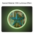 thumbnail image 2 of PhooArto Blue Star on Rustic Plank 4 PCS Crystal Glass Cabinet Knobs, Drawer Kitchen Cabinets Dresser Cupboard Wardrobe Pulls Handle - Glowing in the Dark, 2 of 7