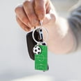 thumbnail image 4 of OULII 2Ud Llavero De Fútbol Verde Con Para Bolsos Y Llaves, 4 of 6