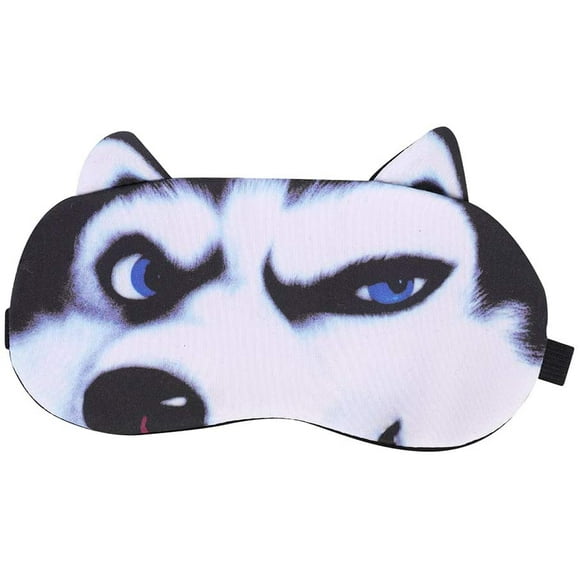Máscara de sueño creativa para mujeres, divertida máscara de ojos opaca para dormir, viaje a casa, vendas para dormir profundo con correa ajustable estirada, cubierta de luz para ojos (paquete de 2)