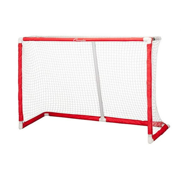 But de Hockey de Plancher Pliable de 72 Po, Rouge