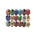 thumbnail image 2 of Tdxkok 18Pcs Cute Easter Bunny Easter Egg Hanging Ornament 2D Flat Ornament Keychain Small Pendant for Car Rearview Mirror Or Backpack Suitable for Easter Decoration Happy Easter Decorations, 2 of 6