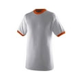 thumbnail image 2 of Augusta Sportswear Mens Synthetic Athletic-t-shirts, Athletic Heather/Orange, 3X-Large US, 2 of 2