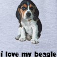 thumbnail image 2 of CafePress - Beagle Puppy - Cute Infant Baby Football Bodysuit, 2 of 3