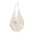 thumbnail image 1 of Bolso playa informal WDOplteas con flores Ganchillo Gran Capacidad, 1 of 9