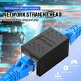 thumbnail image 2 of CHL-10 Pack RJ45 Coupleur Ethernet Connecteur de Câble Ethernet RJ45 en Ligne Femelle à Femelle Rallonge 10Gbps Coupleur pour Cat7 Cat6 Cat5e Cat5 Connecteur, 2 of 4