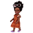 thumbnail image 1 of Muñeca negra, muñeca negra de 14 pulgadas, muñeca negra, muñeca realista, características mejoradas, 1 of 8