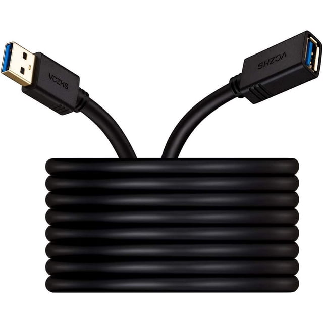 LAICAIW VCZHS USB Extension Cable 20 ft-USB 3.0 Extension Cable USB Male to Female Extension Cable for USB Flash Drive, Card Reader, Hard Drive, Keyboard,Mouse,Playstation, Xbox, Printer, Webcam