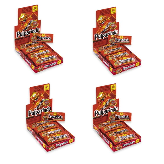 Pulparindo EXTRA HOT FEV6Tamarind Pulp Candy 80 count