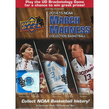 Autographed Basketball Photos - 2014 2015 Upper Deck NCAA NBA March Madness Basketball Series Unopened Blaster Box Made with 60 Cards Per Box and Chance for Autograph Cards