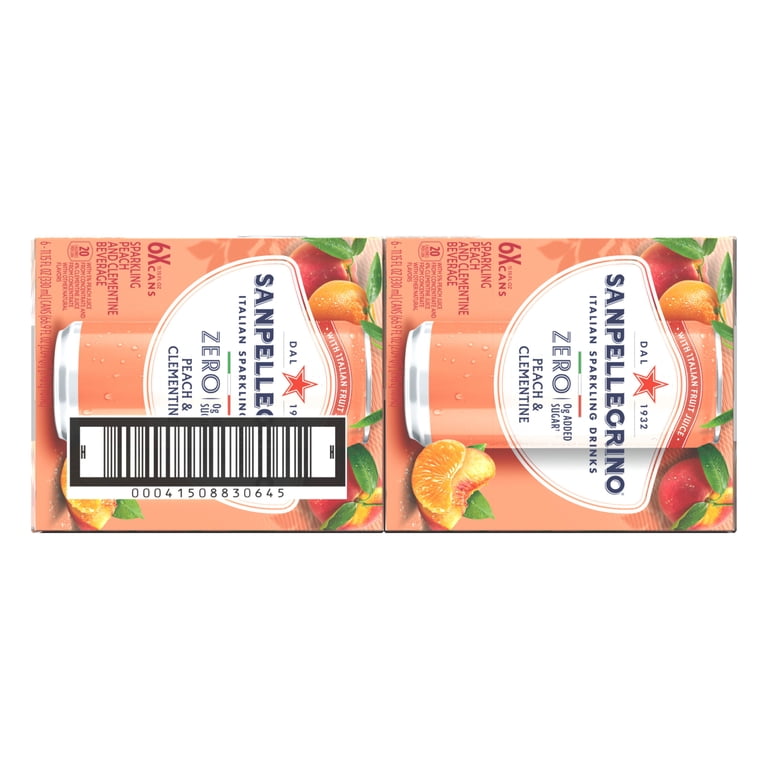 Sanpellegrino Soda Italiana Peach & Clementine, 11.15 fl oz, 24 Pack photo 8