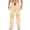 thumbnail image 7 of FORMRS Mens Pajama Pants with Pockets Soft Cotton Sleepwear Lounge Bottoms, Sizes S-2XL, Light Pink Stars, 7 of 7