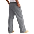 thumbnail image 6 of Men's Baggy Sweatpants Wide Leg Lounge Sweat Pants with Pockets Gray M, 6 of 6