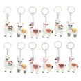 thumbnail image 1 of 24 llaveros de alpaca de PVC, adorables llaveros multifunción para decorar bolsos., 1 of 7
