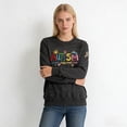 thumbnail image 3 of Autism Awareness Shirt Long Sleeves Pullover Sweatshirt for Women Black XXXL, 3 of 4