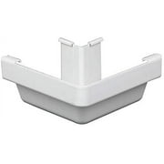 M0503 Gutter Outside Miter, K-Style, Traditional, Vinyl, White, 5-In. - Quantity 44