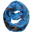 thumbnail image 2 of Polka Dot and Floral Graphic Print Infinity Loop Scarf, 2 of 6