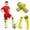 Yellow, variant on Soccer Shin Guards for Youth Kids Toddler, Protective Soccer Shin Pads & Sleeves Equipment - Football Gear for 3 -12 Children Teens Boys Girls Zebra M