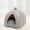 Grey cat nest, variant on All-Season Super Supportive Cat Bed - Plush, Orthopedic Comfort with High Rebound Sponge