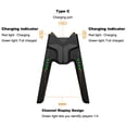 thumbnail image 4 of Joy-Con Charging Grip for Switch/Switch OLED, Comfort Joycon Grip Controllers Portable V-Shaped Handle with 3.3Ft USB-C Cable, 4 of 5
