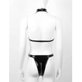 thumbnail image 3 of Conjunto de lencería de mujer, Body sexy, Conjunto de lencería sexy, Ropa interior de charol transparente, Traje de cosplay Babydoll Teddy, Babydoll de una pieza JAMW Sencillez, 3 of 5