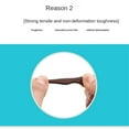 thumbnail image 4 of 1/3/5SETS Usage Anti Slip Glasses Rubber Ring Comfortable To Wear Home Miscellaneous High Quality Silicone Style I 1set, 4 of 6