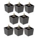 thumbnail image 5 of Milisten 8Ud Patas Cuadradas Negras Para Muebles Con Tornillos Para Sofá, 5 of 8