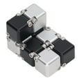 thumbnail image 3 of Sensory Handheld Flip Blocks, Brain Relaxing Anxiety Stress Hand Held Blocks  For ADD Blue Gray,Black Silver, 3 of 8